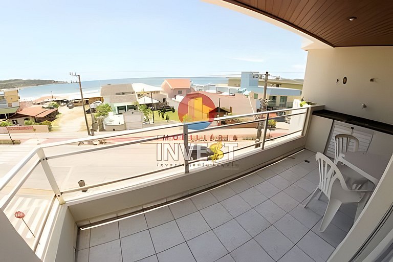 Aluguel Apartamento de frente com vista para o mar