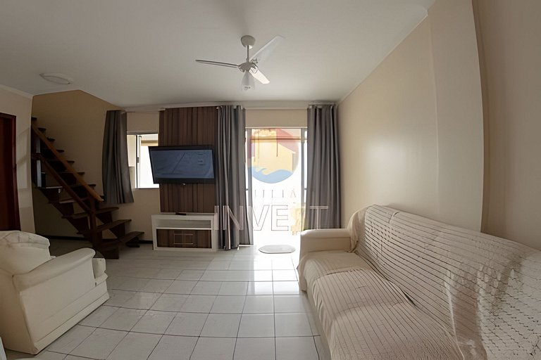 Aluguel Cobertura com vista panorâmica para praia