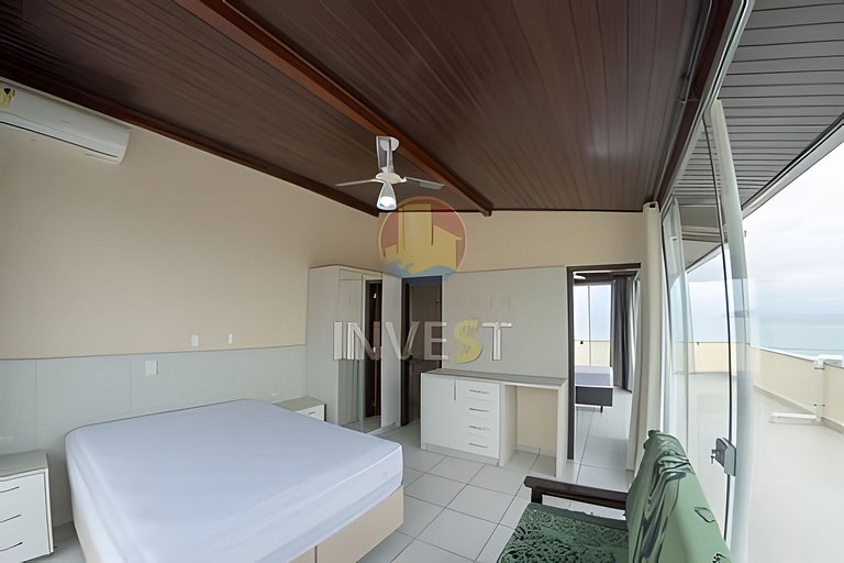 Aluguel Cobertura com vista panorâmica para praia
