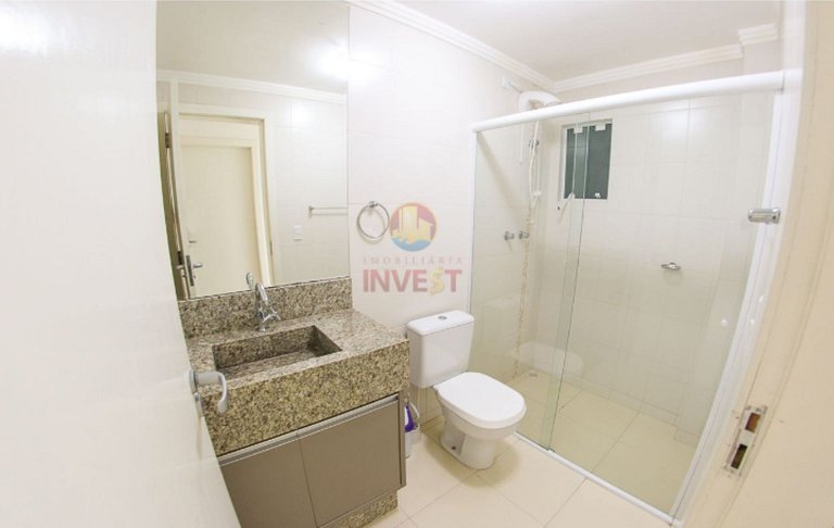 Aluguel apartamento com vista mar em Bombas