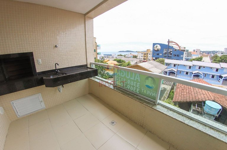 Aluguel apartamento com vista mar em Bombas