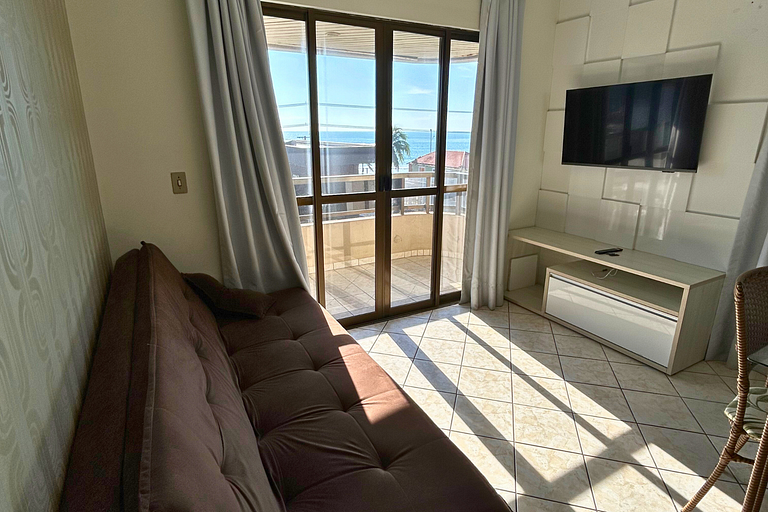 Aluguel Apto de frente 2 quartos e vista mar