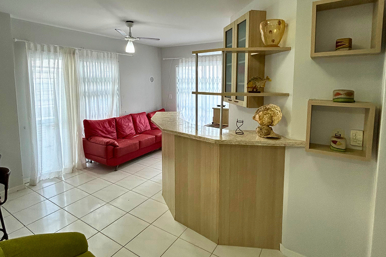 Aluguel Cobertura com piscina e vista mar emBombas